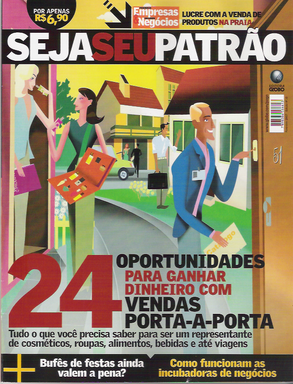 Revista Seja Seu Patrão faz reportagem sobre vendas diretas e destaca a Viagens WOW!, empresa de Andres Postigo